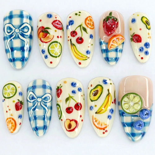 Sweet Fruit Picnic Nail