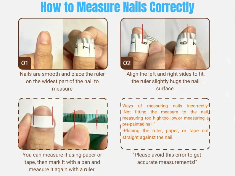 3D Gel With Blue French, Stiletto Press On Nail